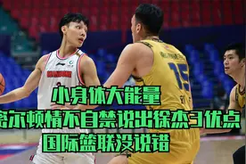 小身体大能量，汉密尔顿情不自禁说出徐杰3优点，国际篮联没说错视频封面