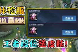 6000分上国服，王者段位免费领256皮肤碎片，这就是体验服！视频封面