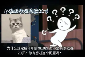 为什么18岁才成年？别的国家也是吗？ @广东12355视频封面