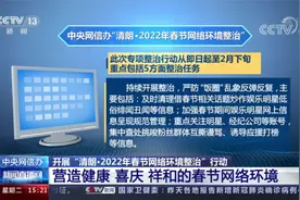 中央网信办 开展“清朗”行动 营造健康 喜庆 祥和的春节网络环境视频封面