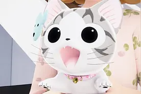 甜甜私房猫：小奇猫咪第一次带项圈，真的是超级可爱哦！视频封面