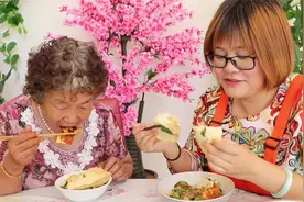 内蒙特色美食，腌猪肉烩小白菜正宗做法，农村铁锅烩制，又吃美了视频封面