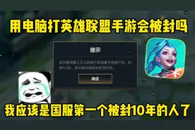 用电脑打联盟手游会被封吗？来给大家试个水！视频封面