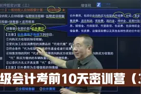 【最新更新】2023马勇老师初级会计考前10天密训营-第三场视频封面