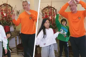 林瑞阳和孩子跳舞满脸都是戏，儿子一旁搞怪抢镜，女儿越来越漂亮视频封面