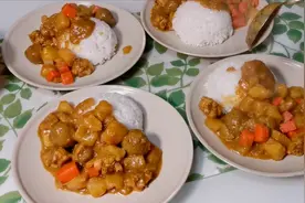 超方便的日式咖喱，材料简单又好做，加点这个，香气飘满院子视频封面