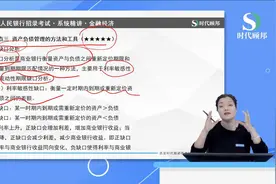2022央行笔试考点：资产负债管理的方法和工具缺口分析视频封面
