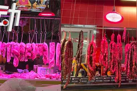给肉品加滤镜！肉摊为啥喜用红灯照射？律师解读若具欺骗性需担责视频封面