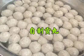 贡丸的做法，一次多做一点放入冰箱，烧菜煮汤下火锅都好吃视频封面