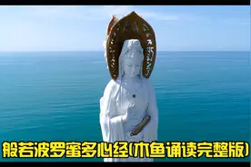 般若波罗蜜多心经(木鱼诵读完整版)视频封面