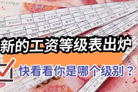 新工资收入等级表出炉，共分6个阶层，快对照一下你在哪一阶层？视频封面