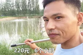 农民小伙参观220元一场的钓鱼黑坑，2246斤大鲤鱼太诱人了视频封面