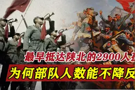 长征路上的2900人孤军，为何能最早抵达陕北，部队人数不降反增？视频封面
