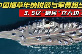 3.5亿烟民立大功？烟草年纳税额与军费相当，可建造76艘航母视频封面