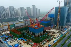 航拍在建的安徽最高楼，比上海东方明珠还要高50米视频封面