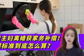 全职太太离婚获赔1万元！“家务补偿”引热议，这笔账该怎么算？视频封面