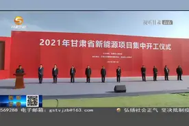 2021年甘肃新能源项目集中开工仪式举行 任振鹤出席并宣布开工视频封面