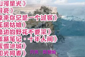 山河星光。原来你只是一个过客。花房姑娘。路边的野花不要采。视频封面