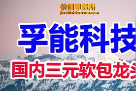 研发费率惊人，三元软包龙头孚能科技，会是下一个宁德时代吗？视频封面
