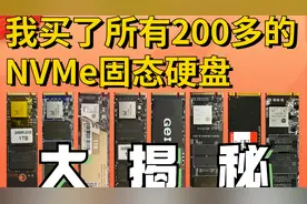 200多元的1TB NVMe固态硬盘？全部买下来做彻底的测试！视频封面
