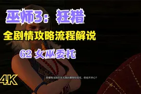 【4K】《巫师3：狂猎》全剧情攻略流程解说62 女巫委托视频封面