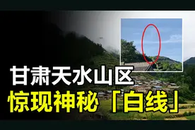 甘肃天空神秘“白烟”，在空中停留半小时，它究竟是什么？视频封面