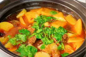 红烧牛肉还是这种做法最好吃，肉质鲜嫩营养美味，炖一锅热乎乎视频封面