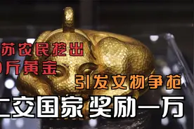39年前江苏农民挖出40斤黄金文物，引发争抢，上交国家获1万奖励视频封面
