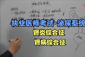 临床执业医师考试助理医师肾炎综合征、肾病综合征是怎么回事视频封面