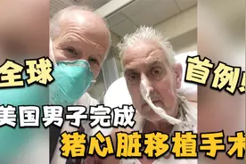 全球第一例！美国一男子完成猪心脏移植手术视频封面