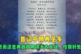 辛弃疾《永遇乐·京口北固亭怀古》赏析，这首词中用许多典故视频封面