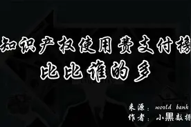 世界各国支付的【知识产权使用费】排名，到底谁的最多？视频封面