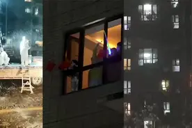 震撼!北京一封闭小区风雪夜演唱会 "大白"和居民齐唱《海阔天空》视频封面