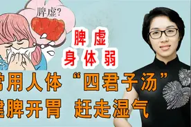 脾虚身体弱，常用人体“四君子汤”，健脾开胃，赶走湿气视频封面