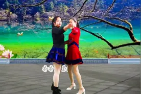精品时尚双人舞《红尘醉》唯美动听，简单大气，越听越好听附教学