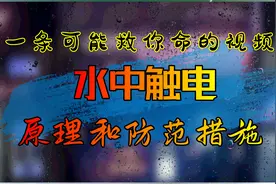 这条视频可能救你的命。了解洪灾中的触电原理视频封面