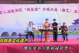 豫东琴书《焦裕禄补票》，非遗传人陈兰英，带您领略曲艺韵味！视频封面