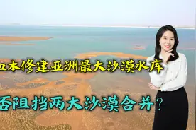 我国花血本修建亚洲最大沙漠水库，能否阻挡两大沙漠合并？视频封面