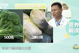 500克西蓝花维生素C含量等于20个苹果视频封面