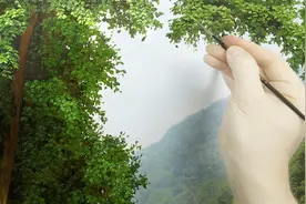 超现实风景油画！朦胧烟雨，这真的不是照片吗！视频封面