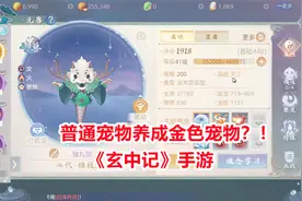 玄中记手游攻略：普通宠物培养成金色宠物！腾讯最新捉宠MMO游戏视频封面