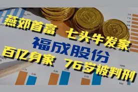 燕郊首富，从七头牛起家，百亿身家，76岁却被判刑，到底为哪般？视频封面