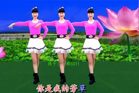 火爆DJ情歌《你不来我不老》演唱：高安，零基础32步广场舞送给您视频封面