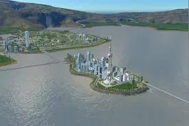 都市天际线，10分钟建造了一个小岛，东方明珠塔也有了视频封面