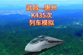 武昌到惠州，模拟K435/K438次列车，1217公里耗时14小时38分视频封面