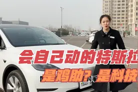 会自己开的特斯拉，今天带大家体验一下。是科技？还是鸡肋？视频封面