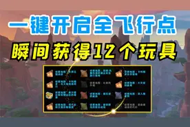 【老司机】全魔兽地图飞行点，一键开启覆盖率95%以上，玩具喜+12