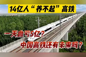 14亿人“养不起”高铁，一天血亏5亿？中国高铁还有未来吗？视频封面
