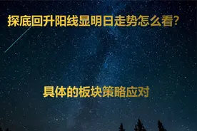 探底回升阳线显，明日走势怎么看？具体的板块策略应对视频封面