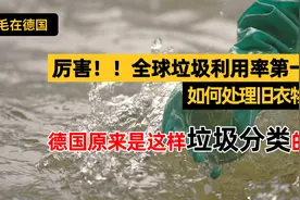 的确有一套！全球垃圾利用率第一的德国，原来是这样垃圾分类的！视频封面